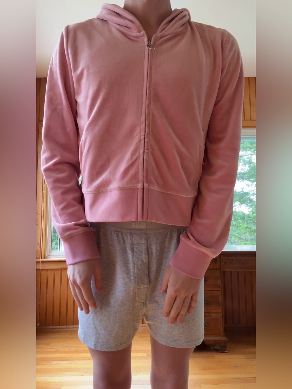 Juicy Couture Rose OG Big Bling Hoodie